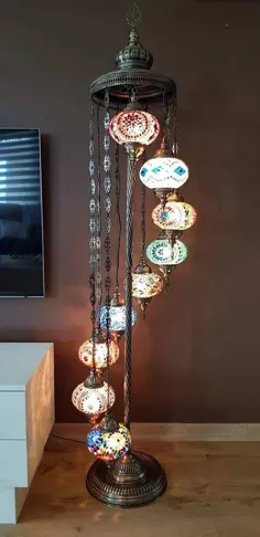 دست ساز موزاییک گلوب لامپ (حمل و نقل سریع و رایگان)