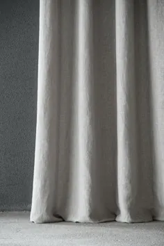 پارچه پرده ای نیم کتانی سنگین | دو قد 290 سانتی متر - 114 اینچ