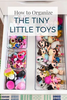 چگونه اسباب بازی های کوچک را سازماندهی می کنیم