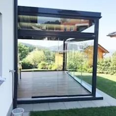 Schiebeverglasung - schiebesystem sunflex typ sf20 schmidinger wintergärten، fenster & verglasungen moderner wintergarten glas transparent | احترام گذاشتن