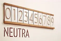 لوازم جانبی: شماره خانه Neutra توسط Heath Ceramics - Remodelista