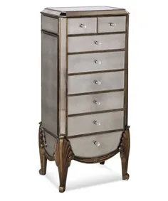 Mirored Jewelry Armoire