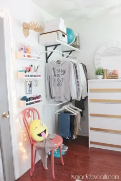 اتاق دختر من: تازه سازی اتاق خواب قبل از نوجوان - ساخته شده توسط کارلی
