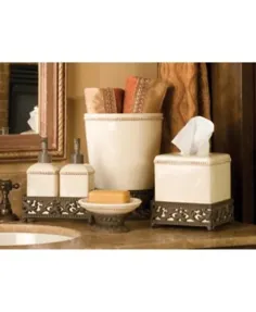 توزیع کننده صابون تک سرامیکی GG Collection با پایه فلزی برگ آکانتوس و بررسی - Macy's