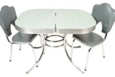 نحوه بازیابی میز و صندلی های آشپزخانه کروم دهه 1950