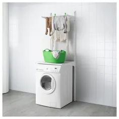 ALGOT دیوار ایستاده / قفسه / قفسه خشک کن ، سفید ، عرض: 26 اینچ - IKEA