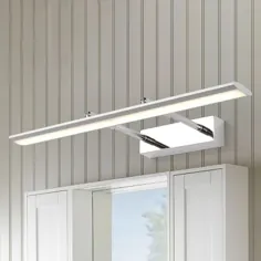 چراغ قابل تنظیم حمام حمام مدرن با چراغ گردان 9W-16W چراغ های غرور اکریلیک خنثی LED در کروم