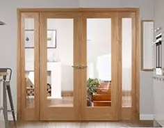 Oak Pattern 10 Divis-Frame Room Divider (دو درب): بزرگترین طیف درهای چوبی داخلی ، خارجی و داخلی