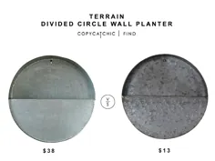 Terrain Divided Circle Wall Planter - کپی برداری
