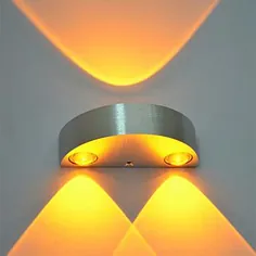 راهرو سرپوشیده LED دیوار مدرن 3W LED نورپردازی تزئینی نور آلومینیومی LED یکپارچه