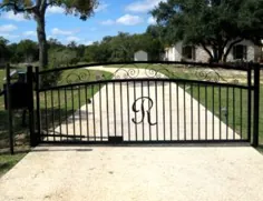 گیتس و ورودی تگزاس |  Ranch Style Gates |  نرده های Ranch King Style
