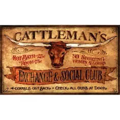 پلاک تبلیغاتی پرنعمت Millwood Pines 'Cattleman