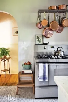 قبل و بعد: آشپزخانه دهه 1950 دراب تا خانه مدرن احساس کنید