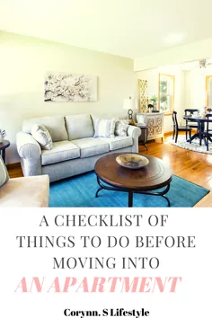 10 کاری که باید قبل از انتقال به اولین آپارتمان انجام دهید