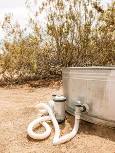 استخر Stock Tank Pool DIY - The Joshua Tree House