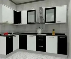 آشپزخانه مدولار طراح پی وی سی بدون نیاز به مونتاژ ، قیمت 1500 INR / فوت مربع |  شناسه: 6251399