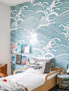 ایده های کاغذ دیواری اتاق خواب ساحلی